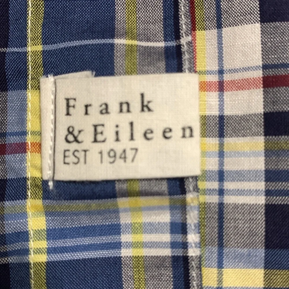 Frank & Eileen Barry Women’s Tailored Fit Plaid Medium Button-Up Shirt Western